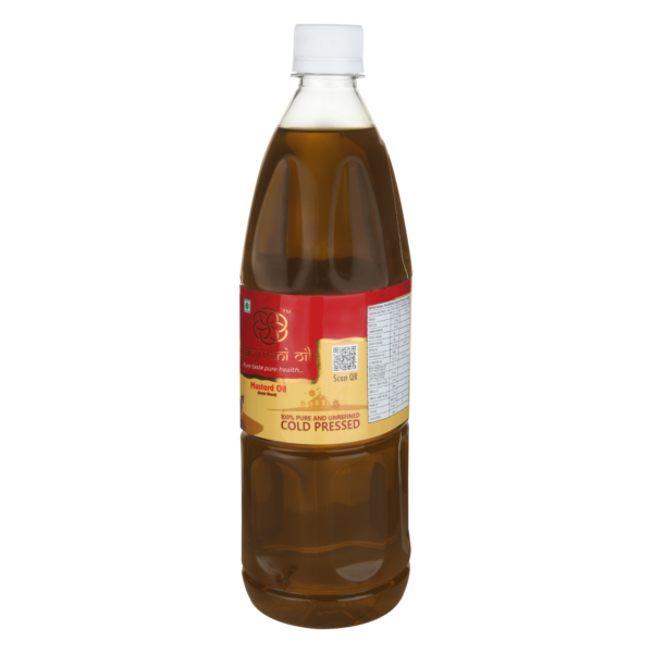 Sanjivani Mustard Oil (Kachi Ghani) 1l 100% Pure and Unrefined Cold Pressed Oil - Image 4