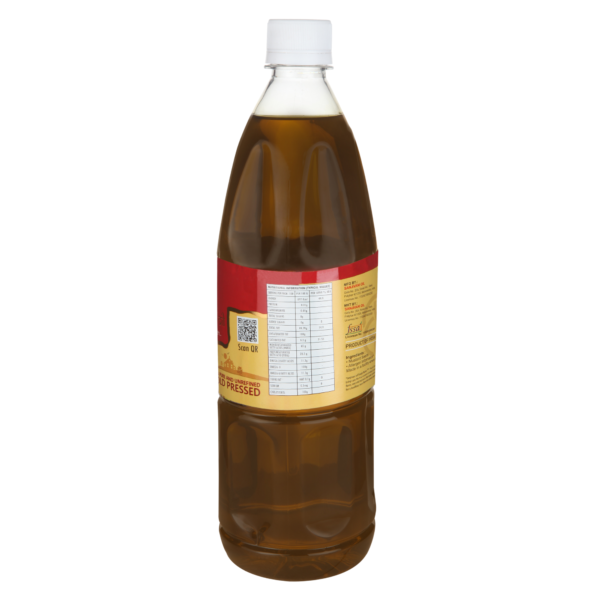 Sanjivani Mustard Oil (Kachi Ghani) 1l 100% Pure and Unrefined Cold Pressed Oil - Image 3